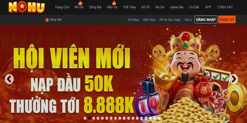 Trang chủ nhà cái Nổ Hũ 90