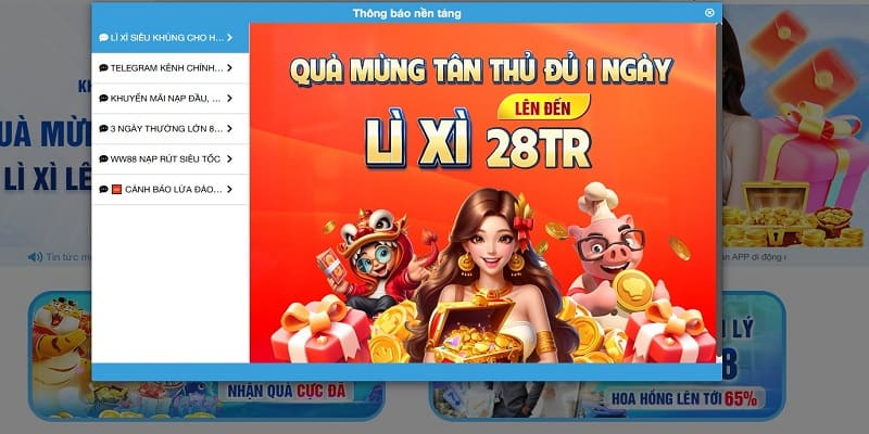 Quà mừng tân binh mới tham gia chơi 1 ngày